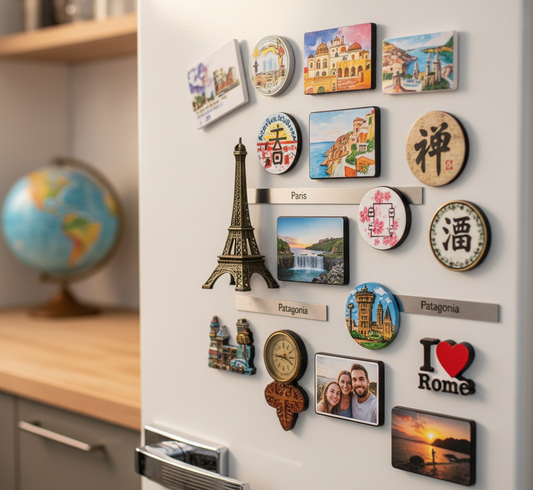 Travel the World from Your Kitchen: The Charm of Fridge Magnet Souvenirs
