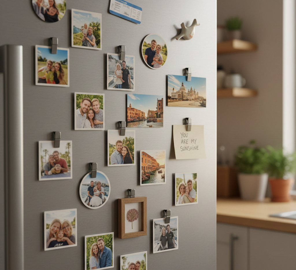 How to Turn Your Fridge Into a Memory Wall