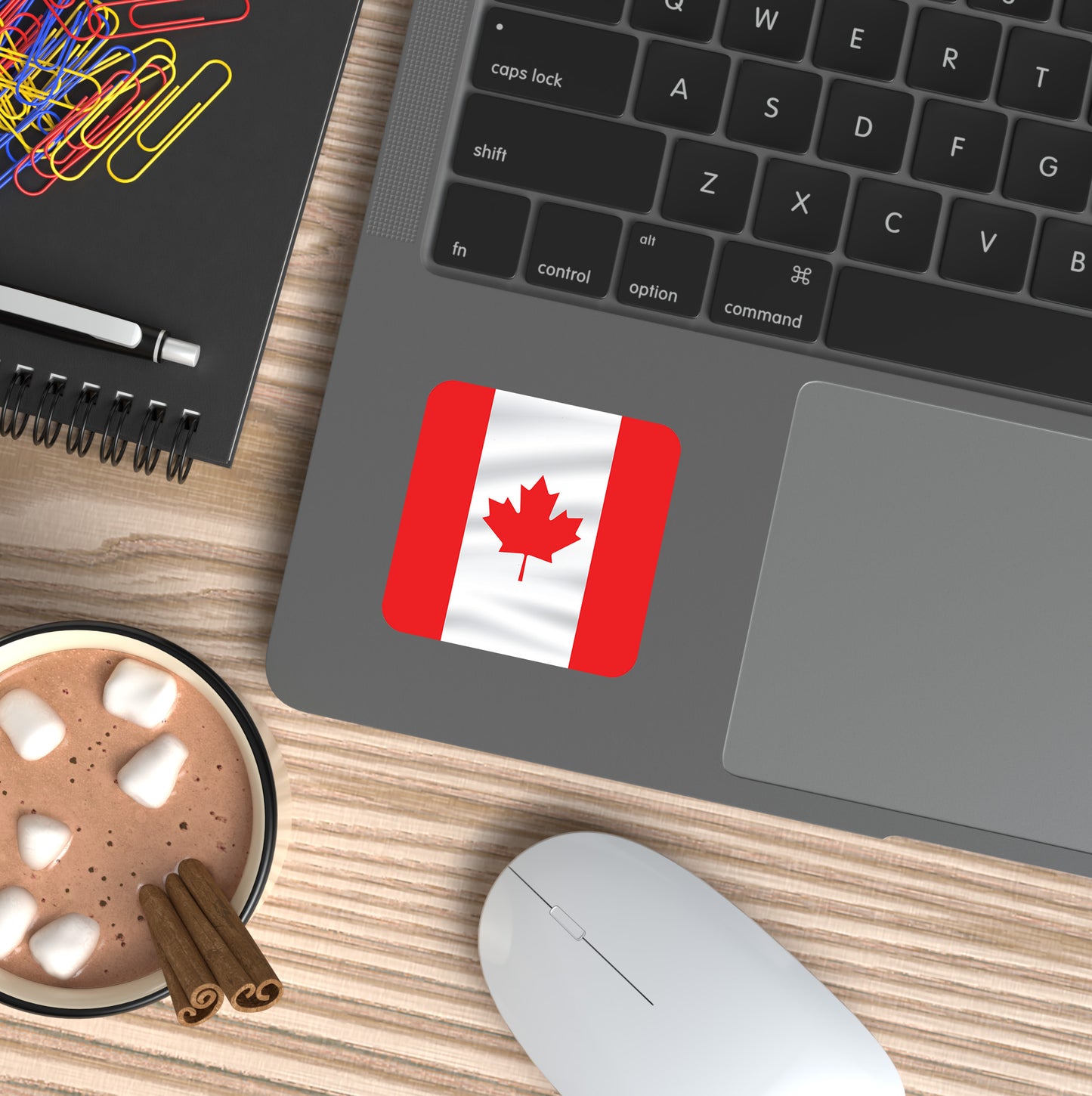 Canada Flag Vinyl Sticker - PhiloPerse