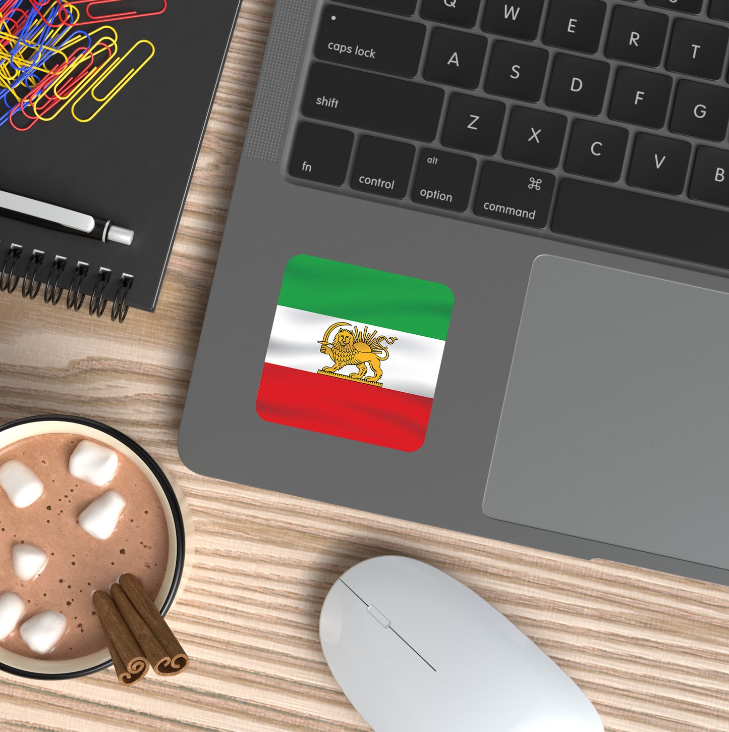 Iran Flag Vinyl Sticker - PhiloPerse