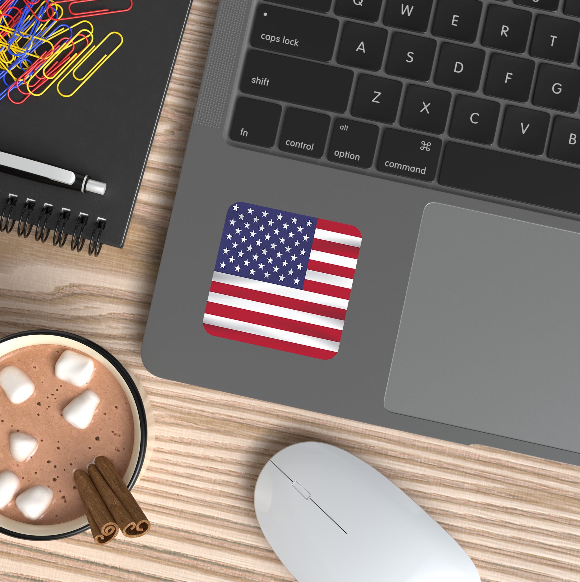 USA Flag Vinyl Sticker - PhiloPerse