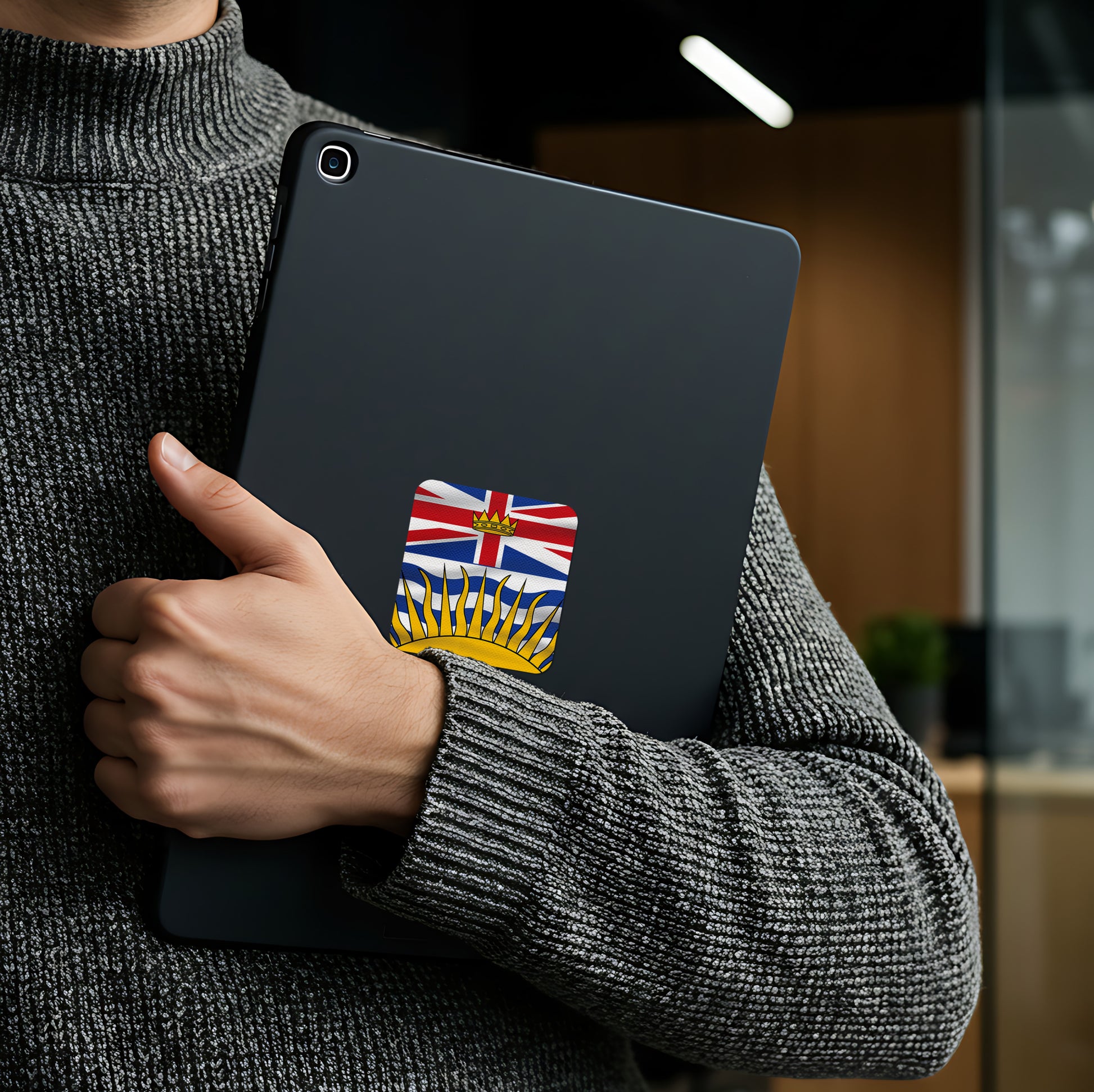 British Columbia Flag Vinyl Sticker - PhiloPerse