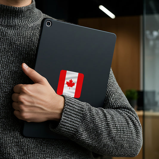 Canada Flag Vinyl Sticker - PhiloPerse