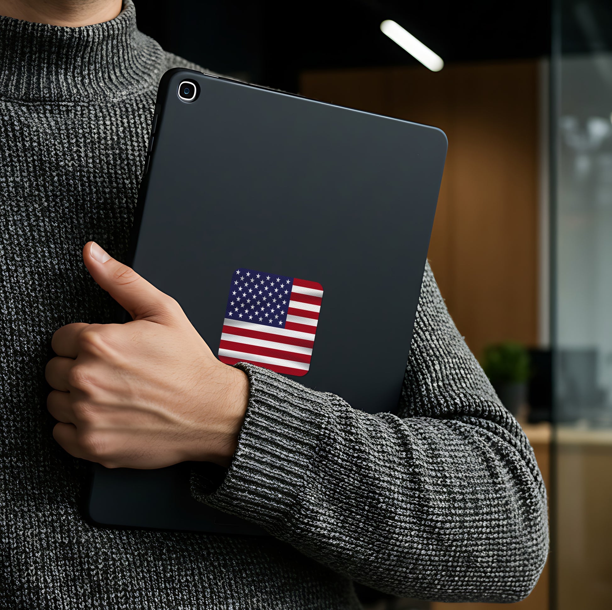 USA Flag Vinyl Sticker - PhiloPerse