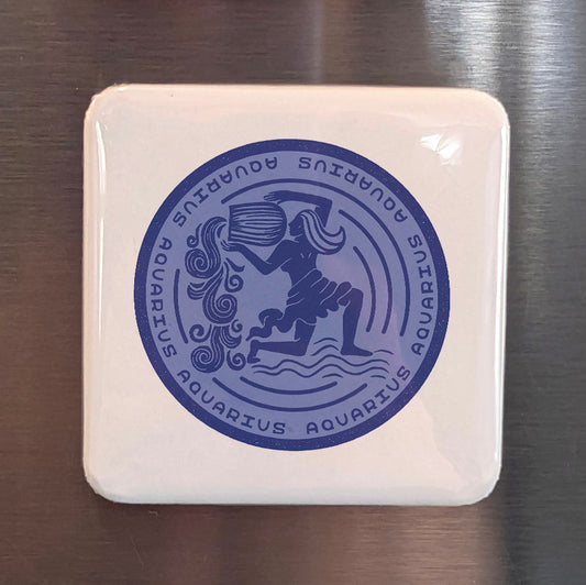 Aquarius Zodiac Fridge Magnet - PhiloPerse