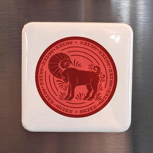 Aries Zodiac Fridge Magnet - PhiloPerse