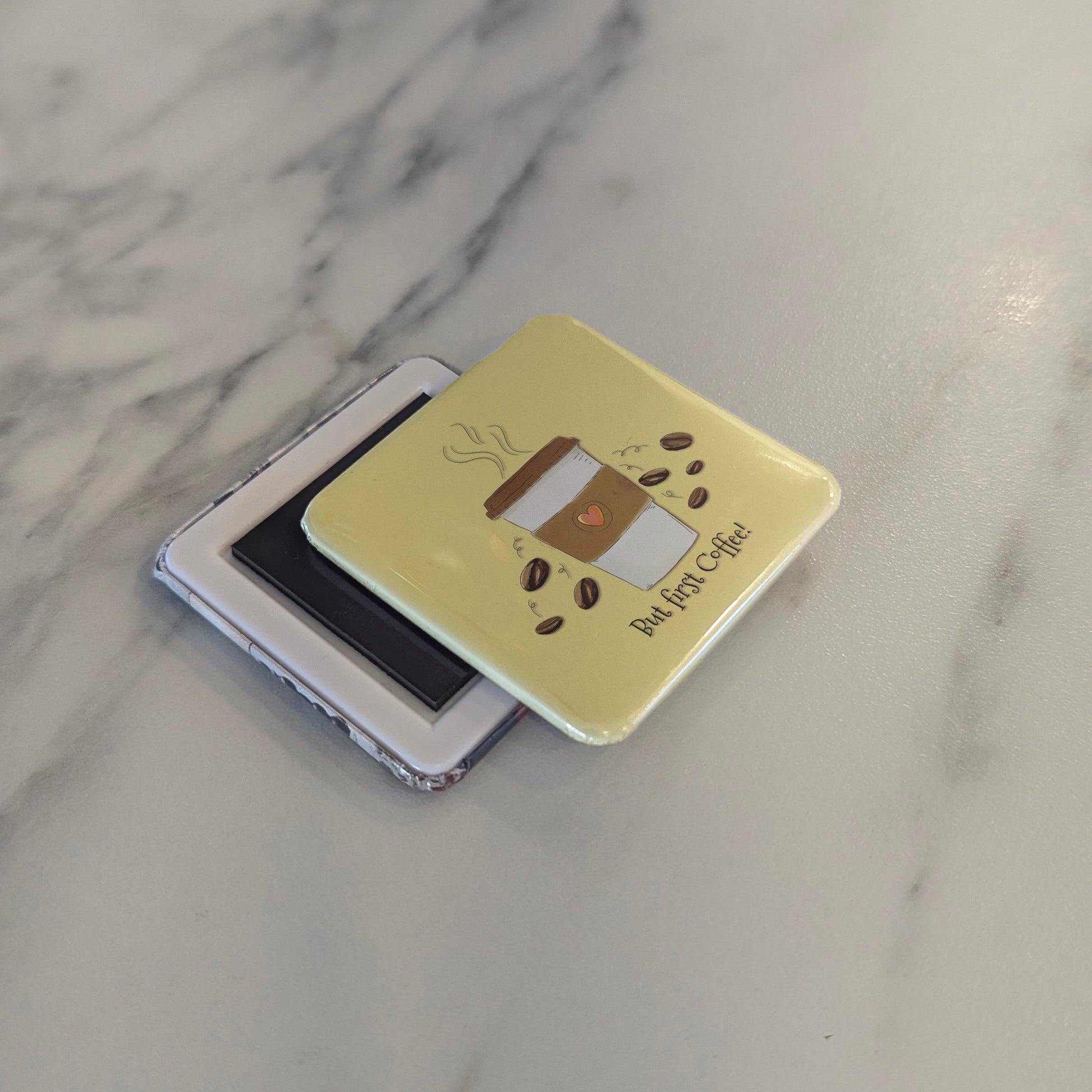 But First Coffee Fridge Magnet - PhiloPerse