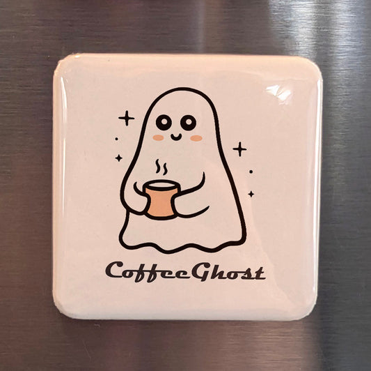 Coffee Ghost Fridge Magnet - PhiloPerse