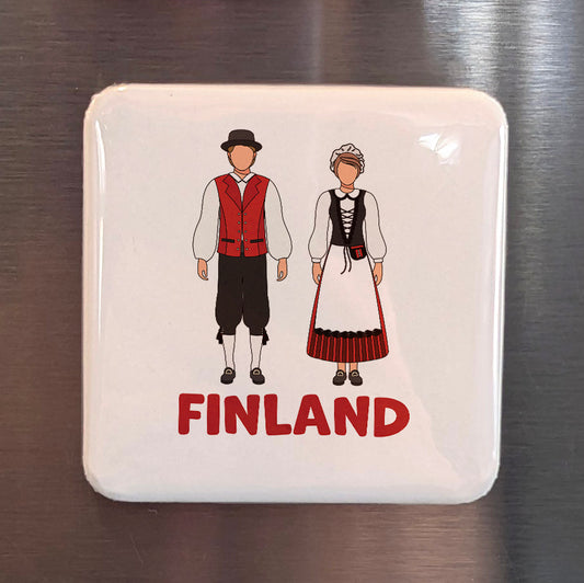 Finland Folk Costumes Fridge Magnet - PhiloPerse