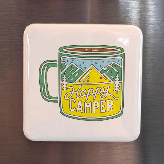 Happy Camper Fridge Magnet - PhiloPerse