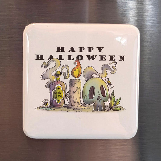 Happy Halloween V7 Fridge Magnet - PhiloPerse
