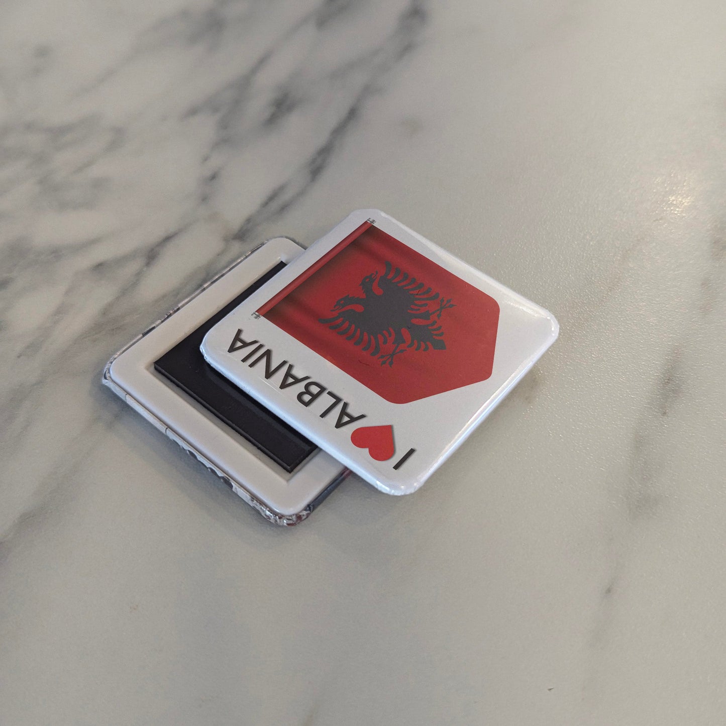 I Love Albania Fridge Magnet