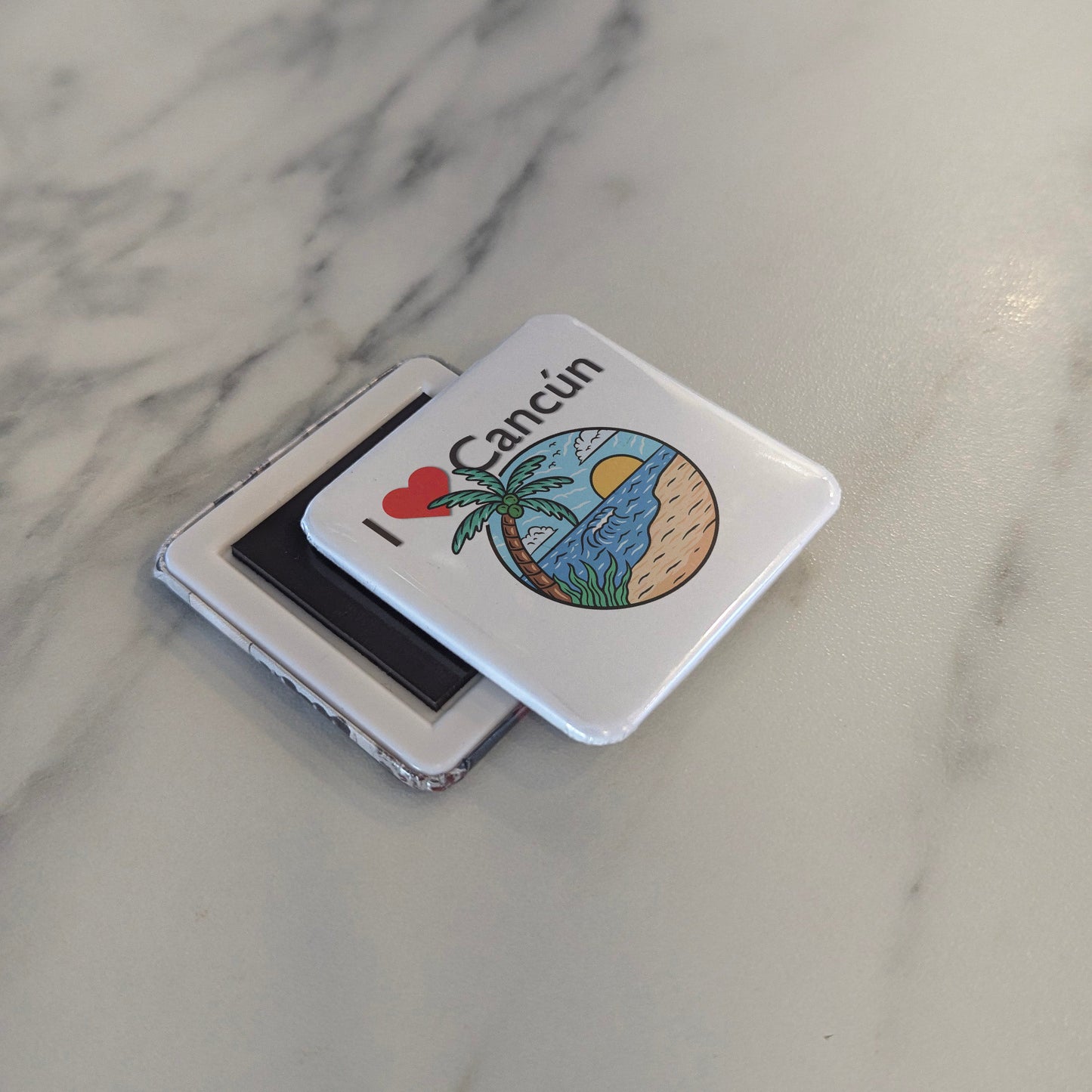I LOVE Cancun Fridge Magnet