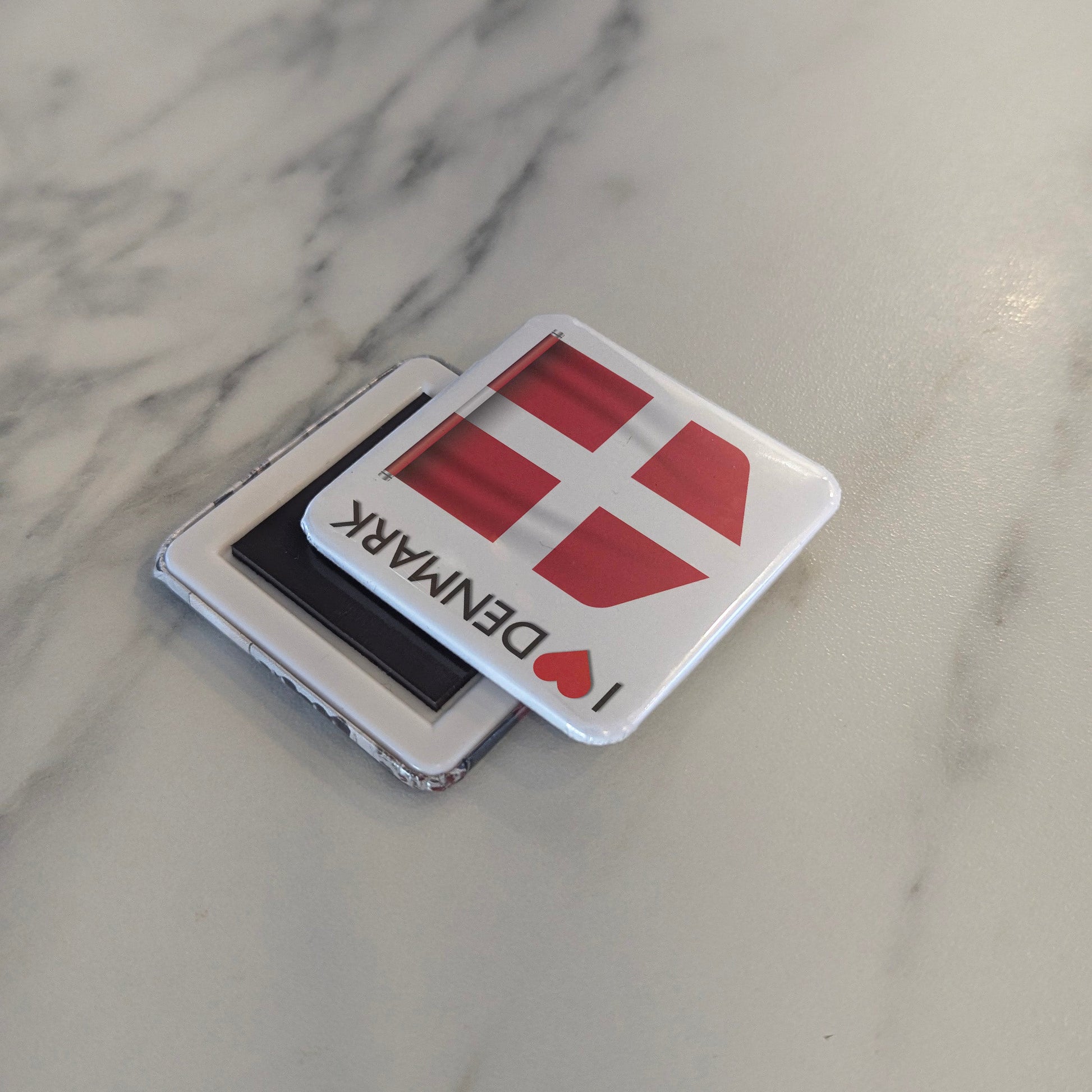 I Love Denmark Fridge Magnet