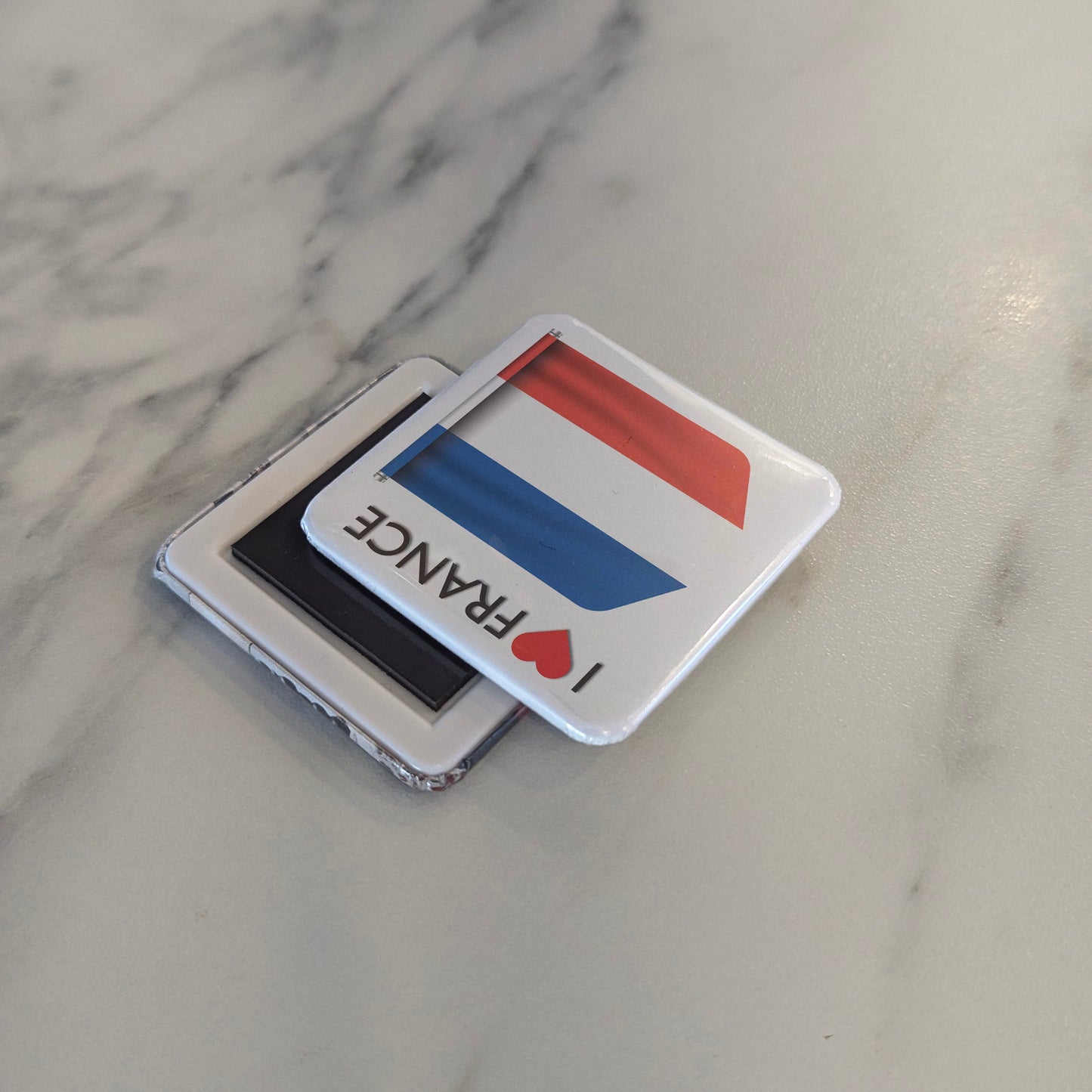 I Love France Fridge Magnet