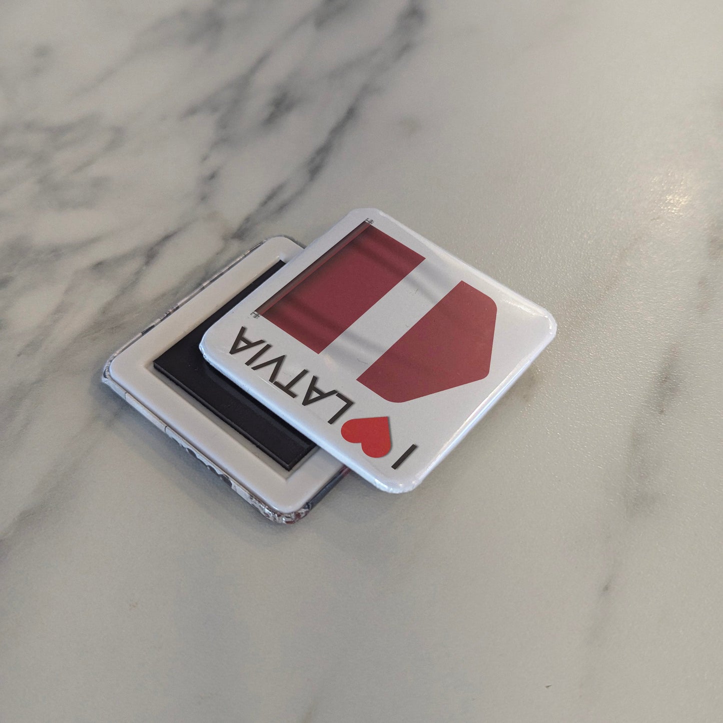 I Love Latvia Fridge Magnet