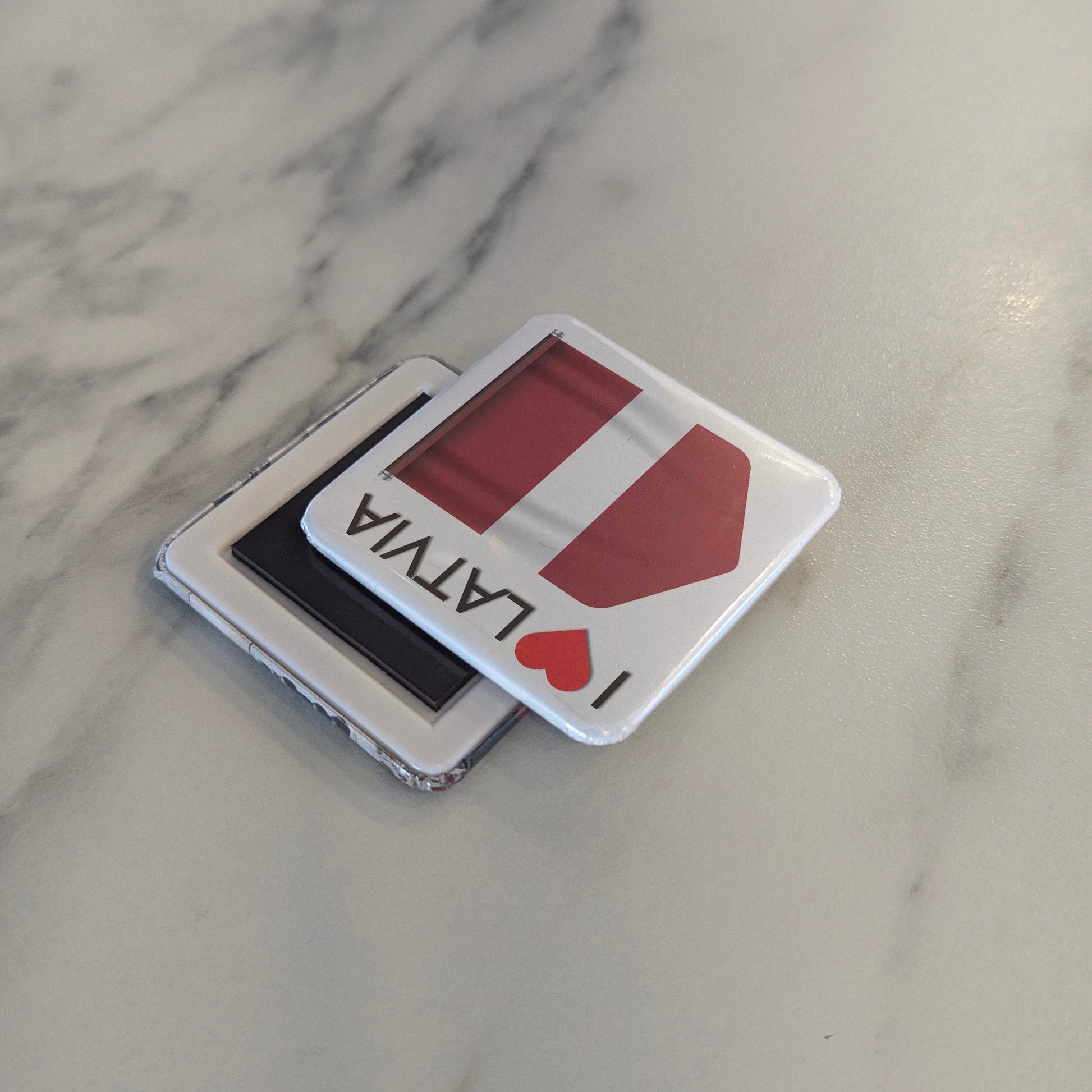 I Love Latvia Fridge Magnet