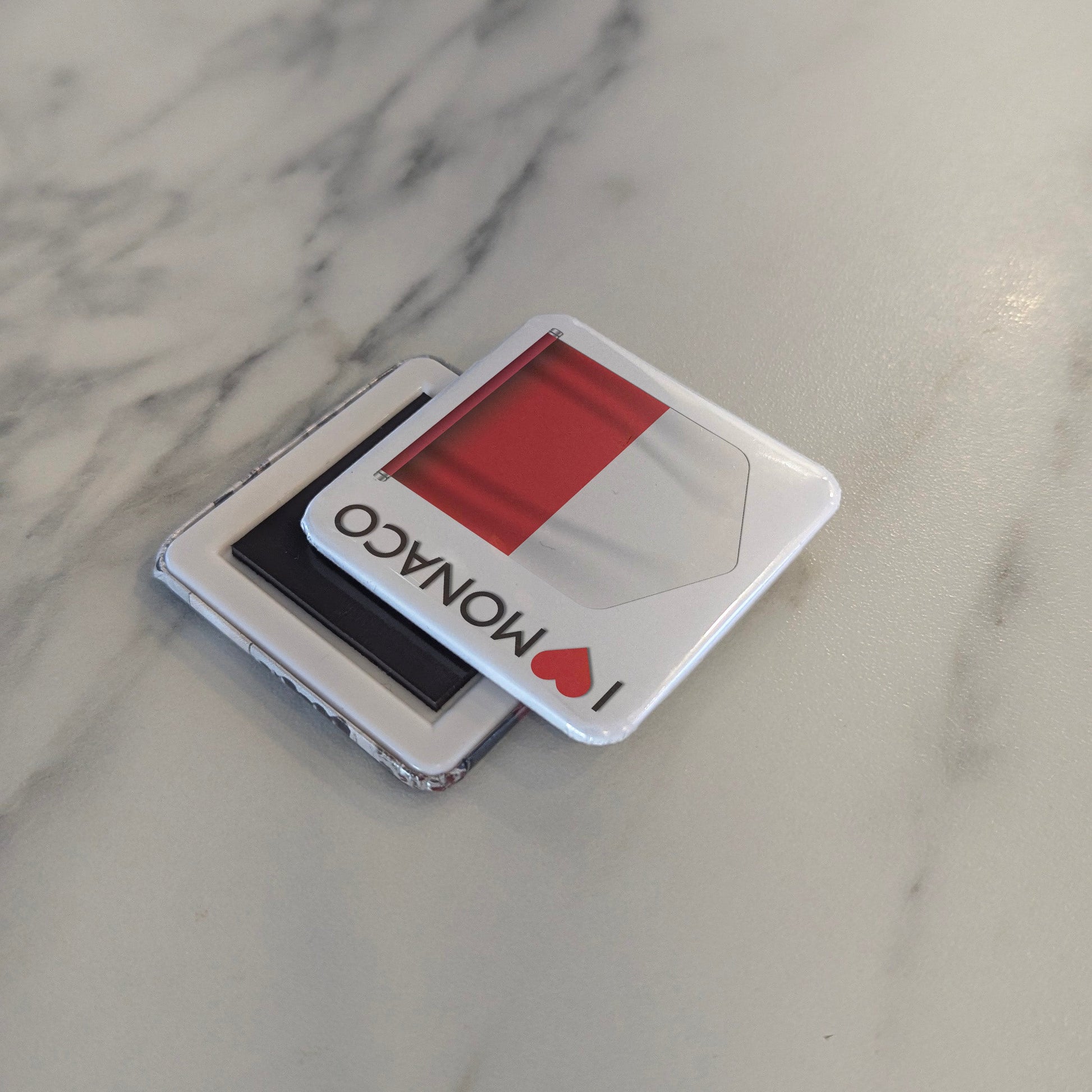 I Love Monaco Fridge Magnet