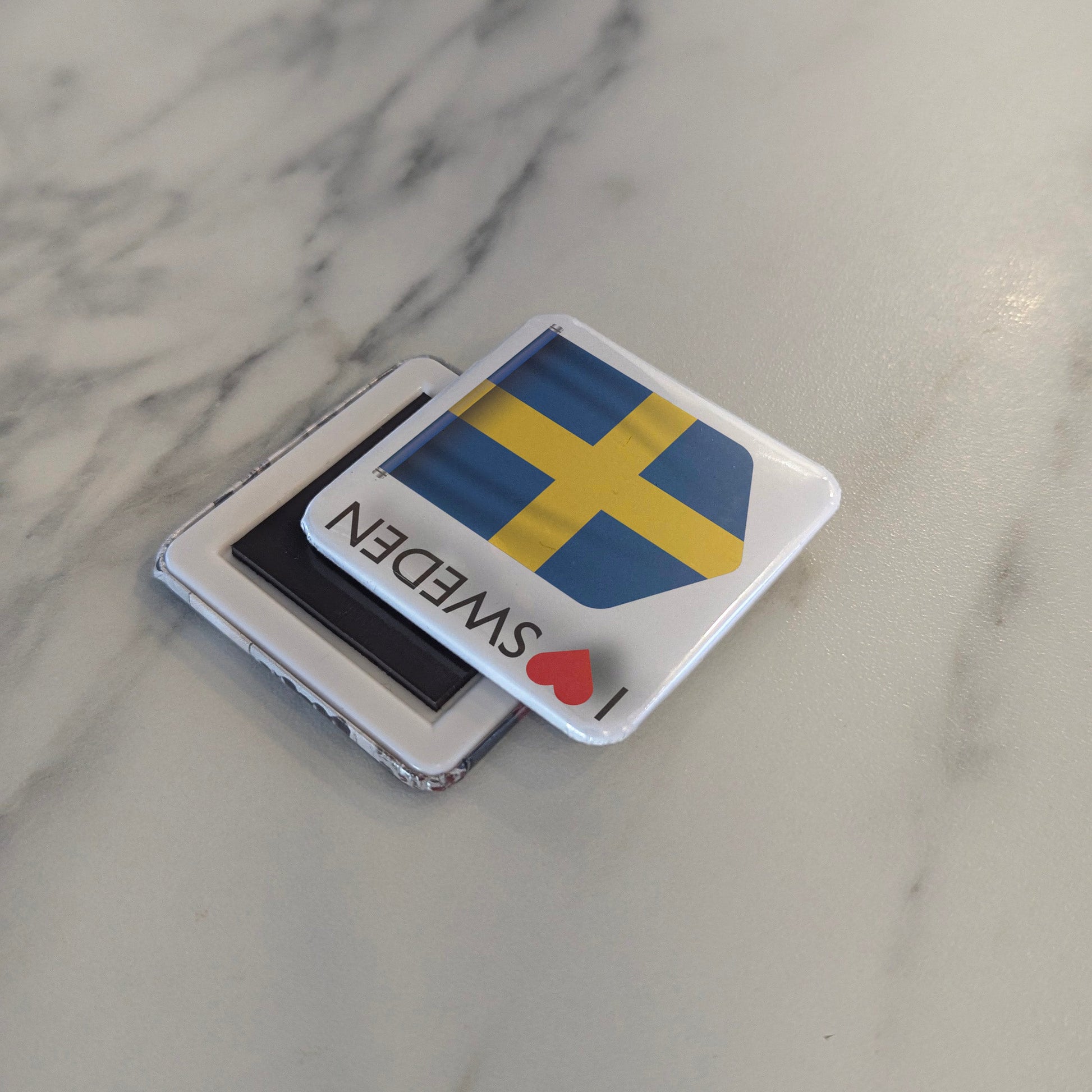 I Love Sweden Fridge Magnet