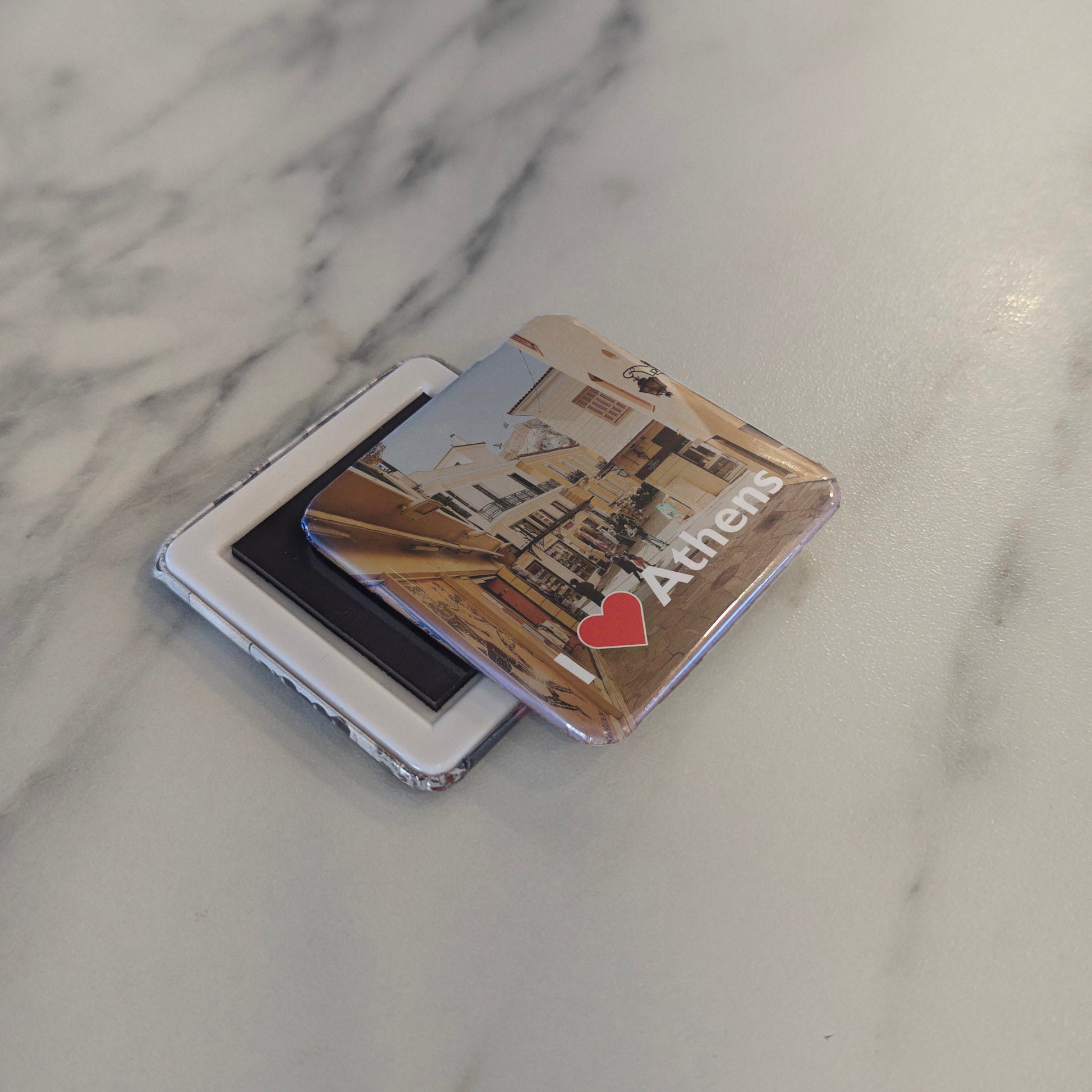 I Love Athens Fridge Magnet - PhiloPerse