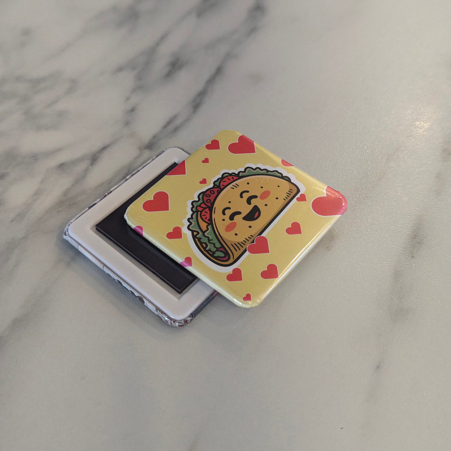 I love Taco Fridge Magnet - PhiloPerse