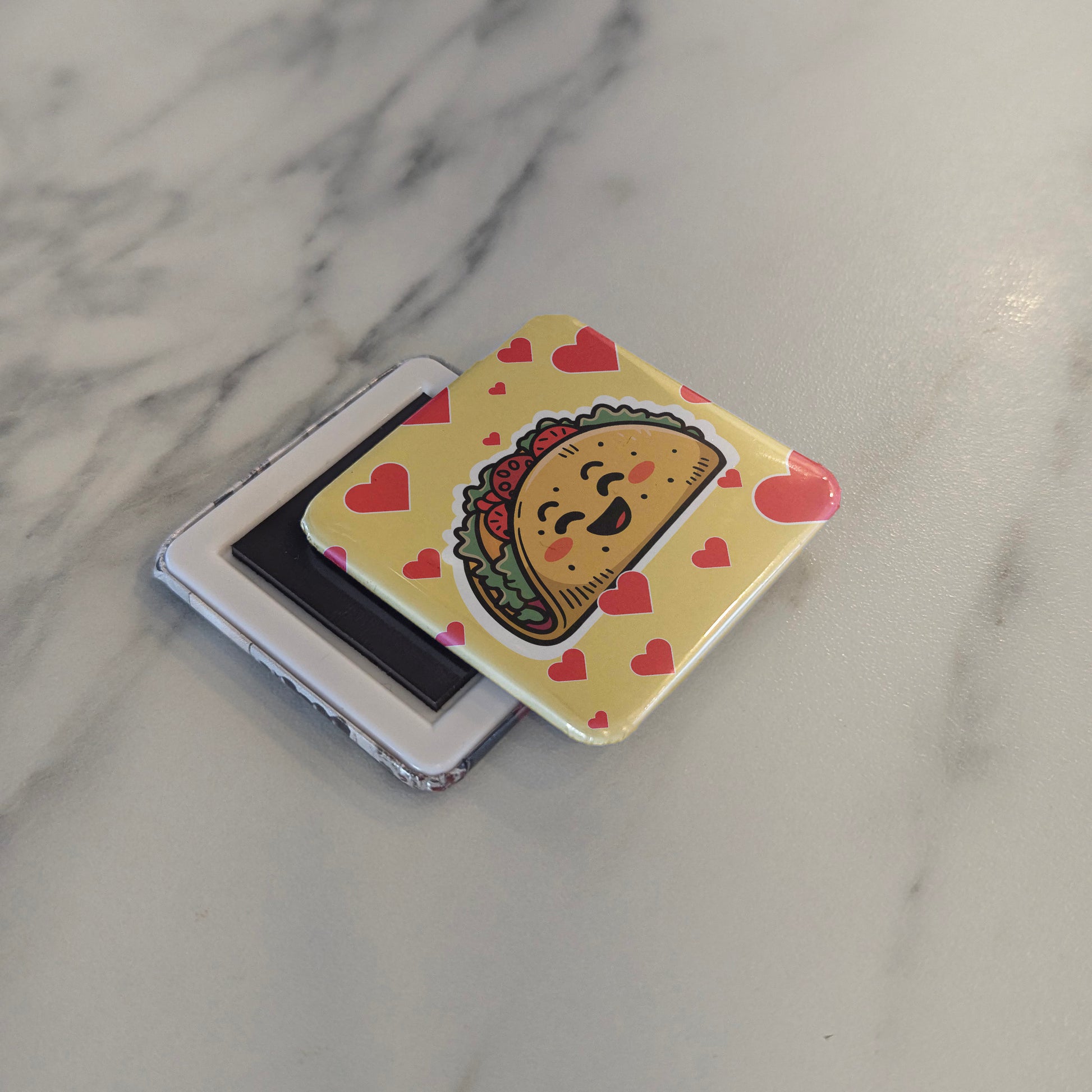 I love Taco Fridge Magnet - PhiloPerse