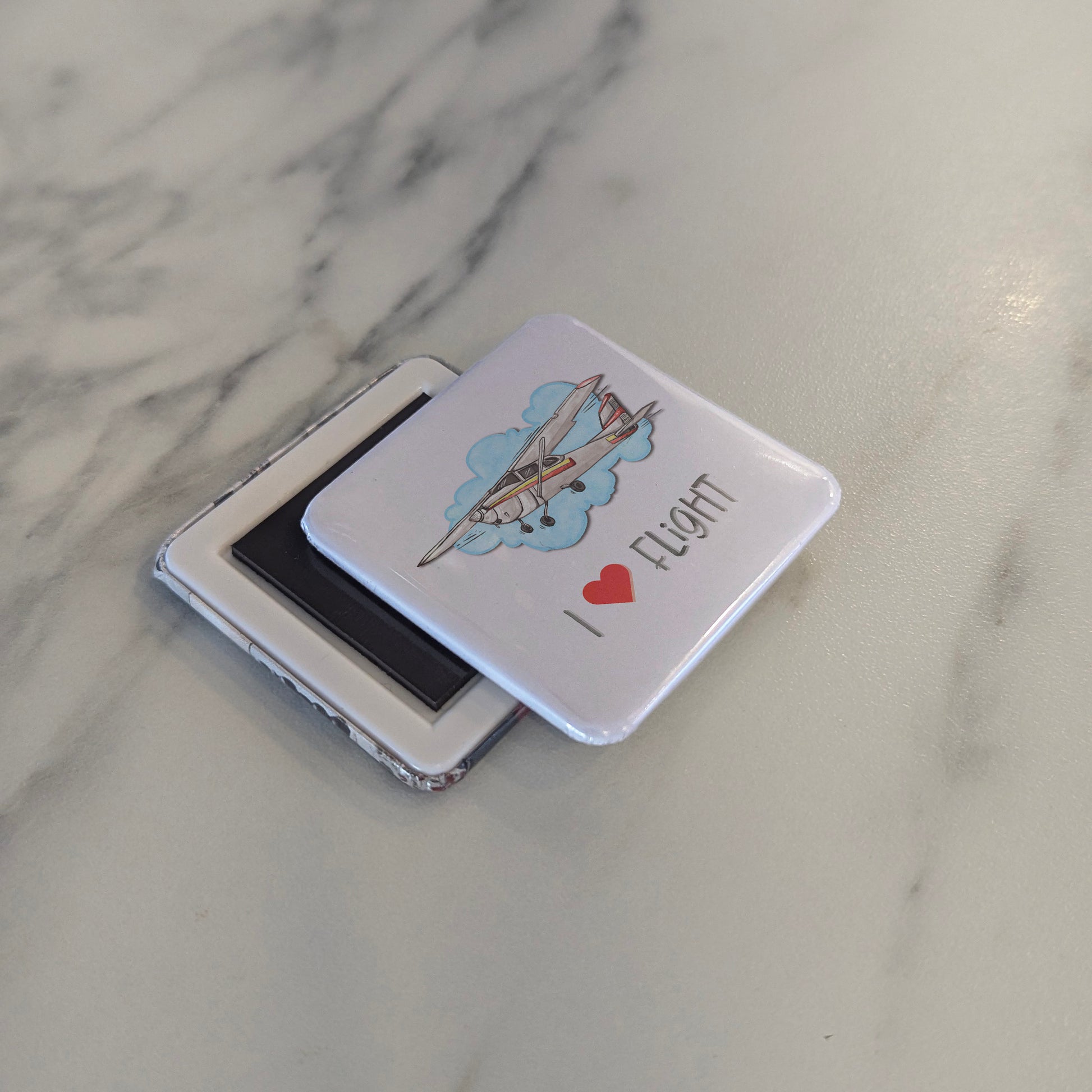 I Love Flight Fridge Magnet - PhiloPerse