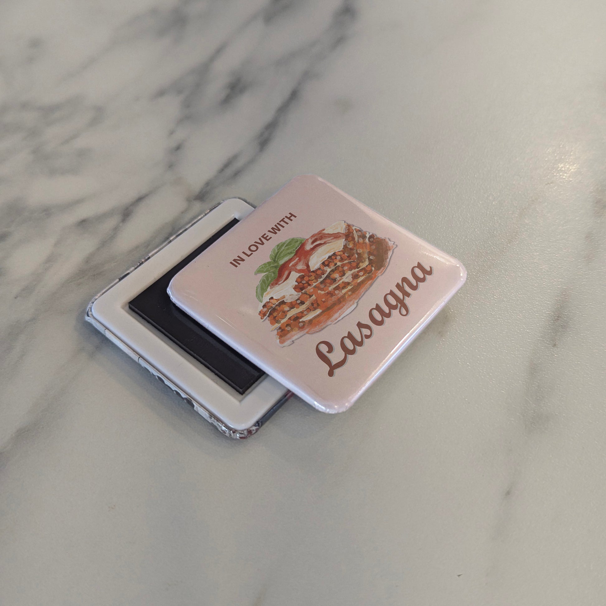In Love with Lasagna Fridge Magnet - PhiloPerse