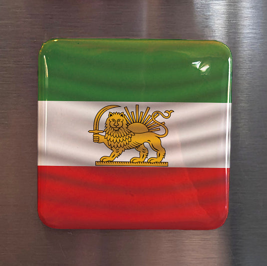 Imperial Flag of Iran Fridge Magnet - PhiloPerse