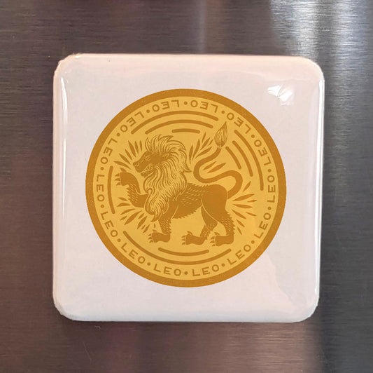 Leo Zodiac Fridge Magnet - PhiloPerse
