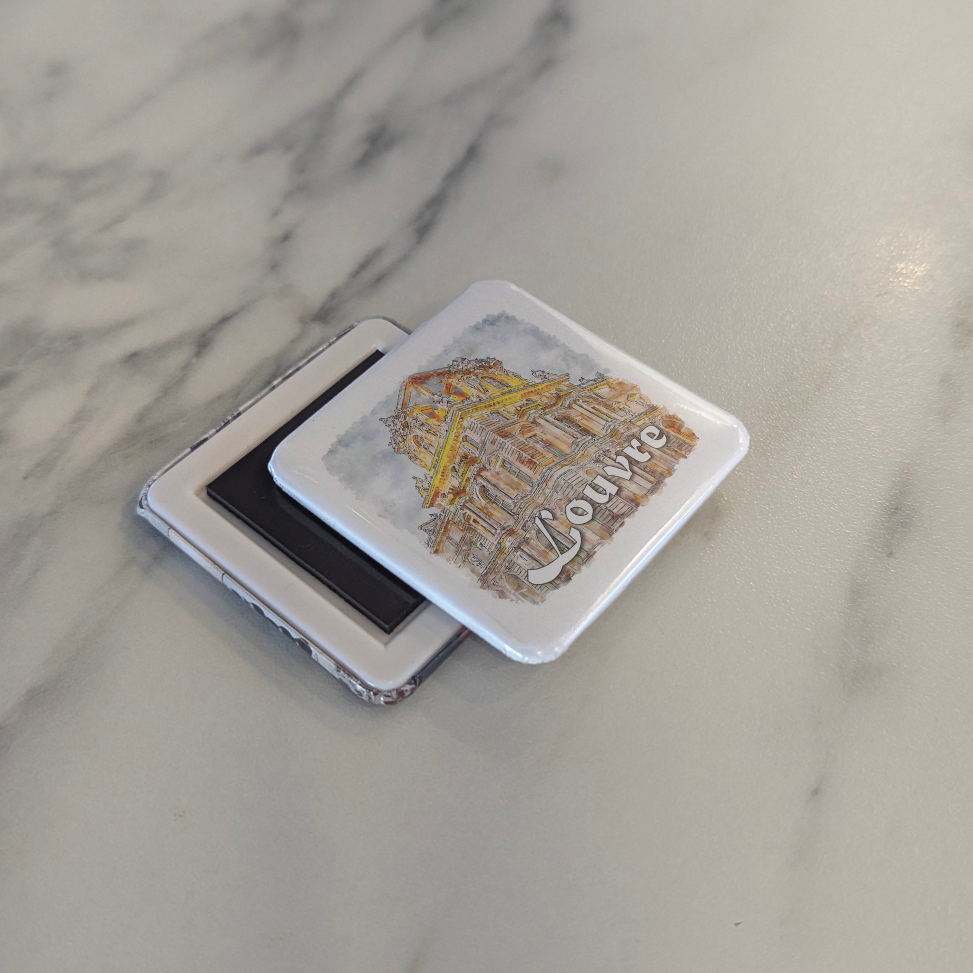 Louvre Museum in Paris France Fridge Magnet - PhiloPerse
