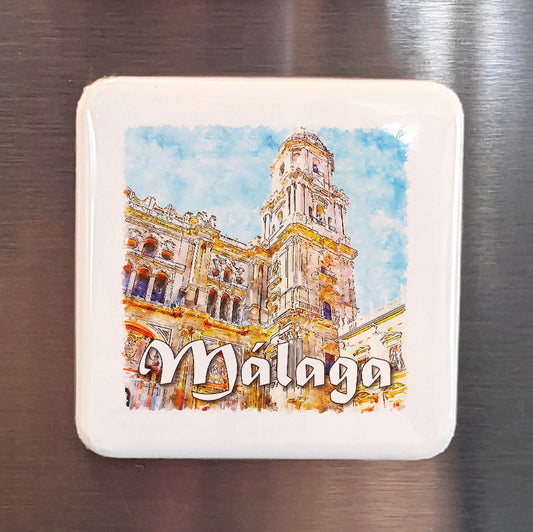 Malaga Spain Fridge Magnet - PhiloPerse