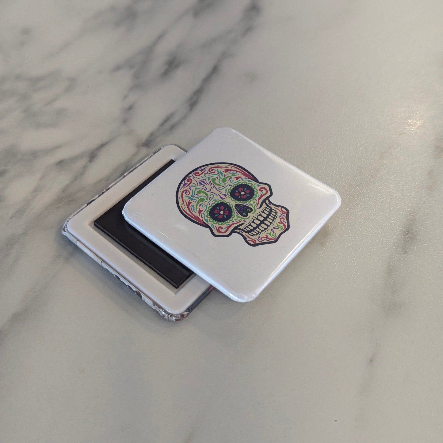 Mexican Sugar Skull Fridge Magnet