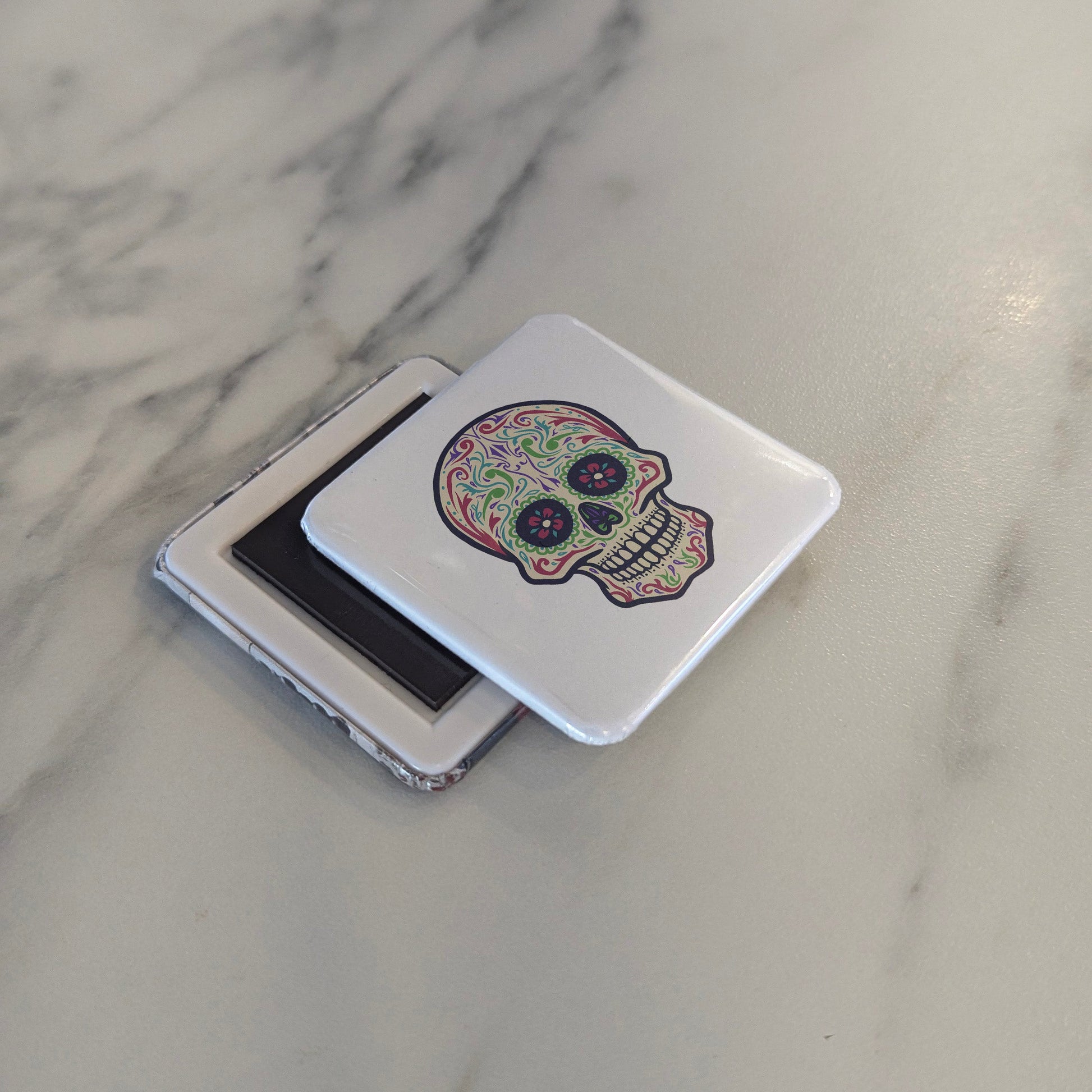 Mexican Sugar Skull Fridge Magnet