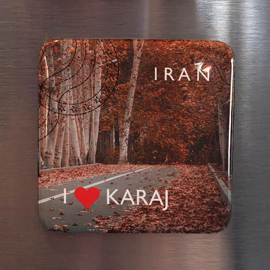 I Love Karaj Fridge Magnet - PhiloPerse