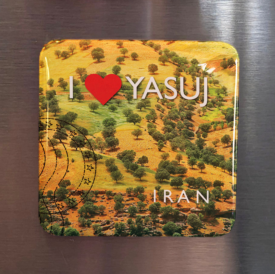Imán para nevera "Te amo Yasuj"