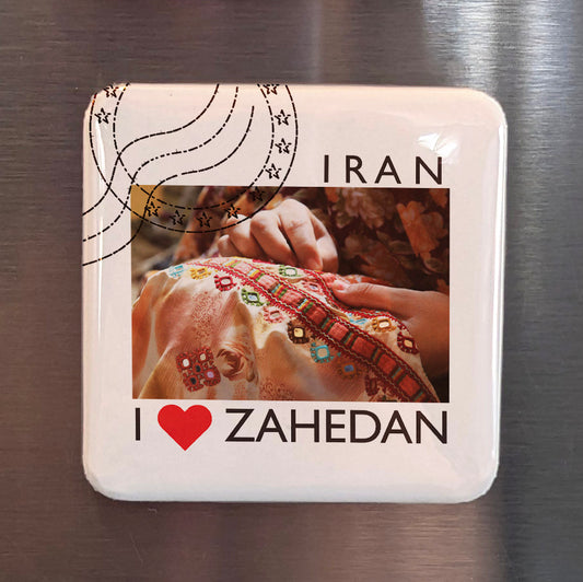 I Love Zahedan Fridge Magnet