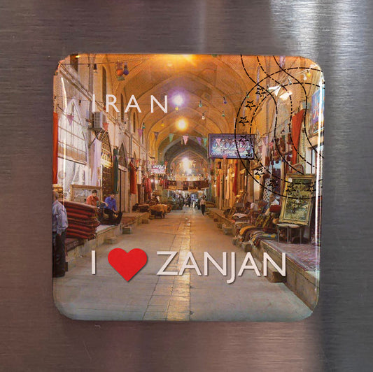 I Love Zanjan Fridge Magnet