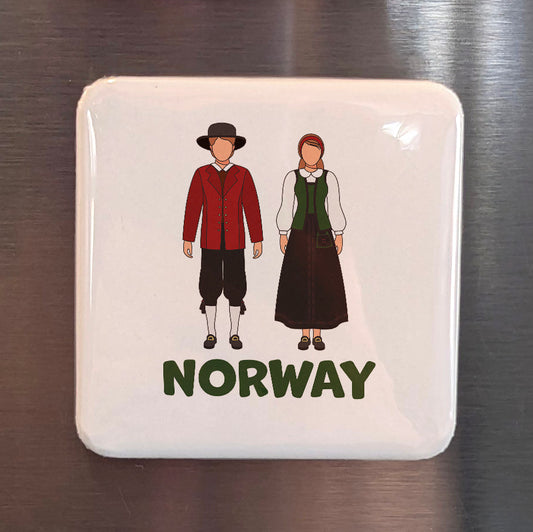 Norway Folk Costumes Fridge Magnet - PhiloPerse