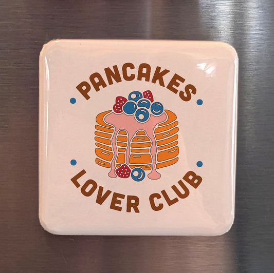 Pancakes Lover Club Fridge Magnet - PhiloPerse