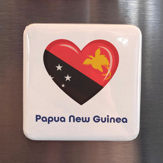 Papua New Guinea Flag Fridge Magnet - PhiloPerse