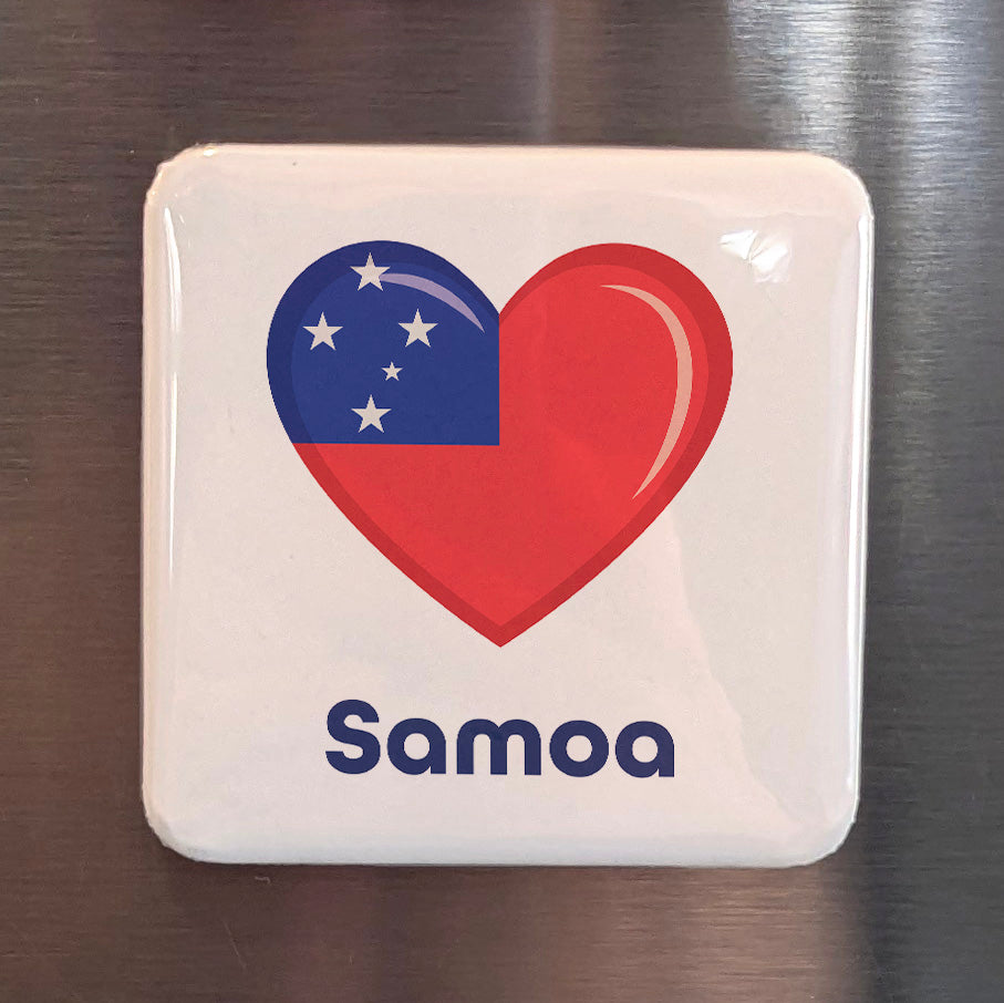 Samoa Flag Fridge Magnet - PhiloPerse