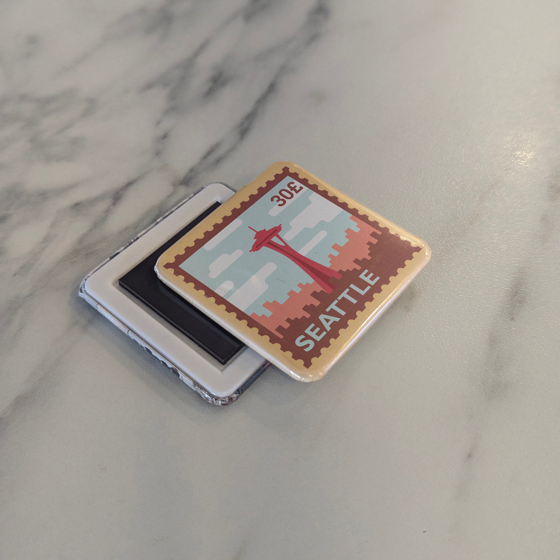 Seattle Postage Fridge Magnet - PhiloPerse