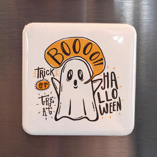 Spooky Ghost Fridge Magnet - PhiloPerse