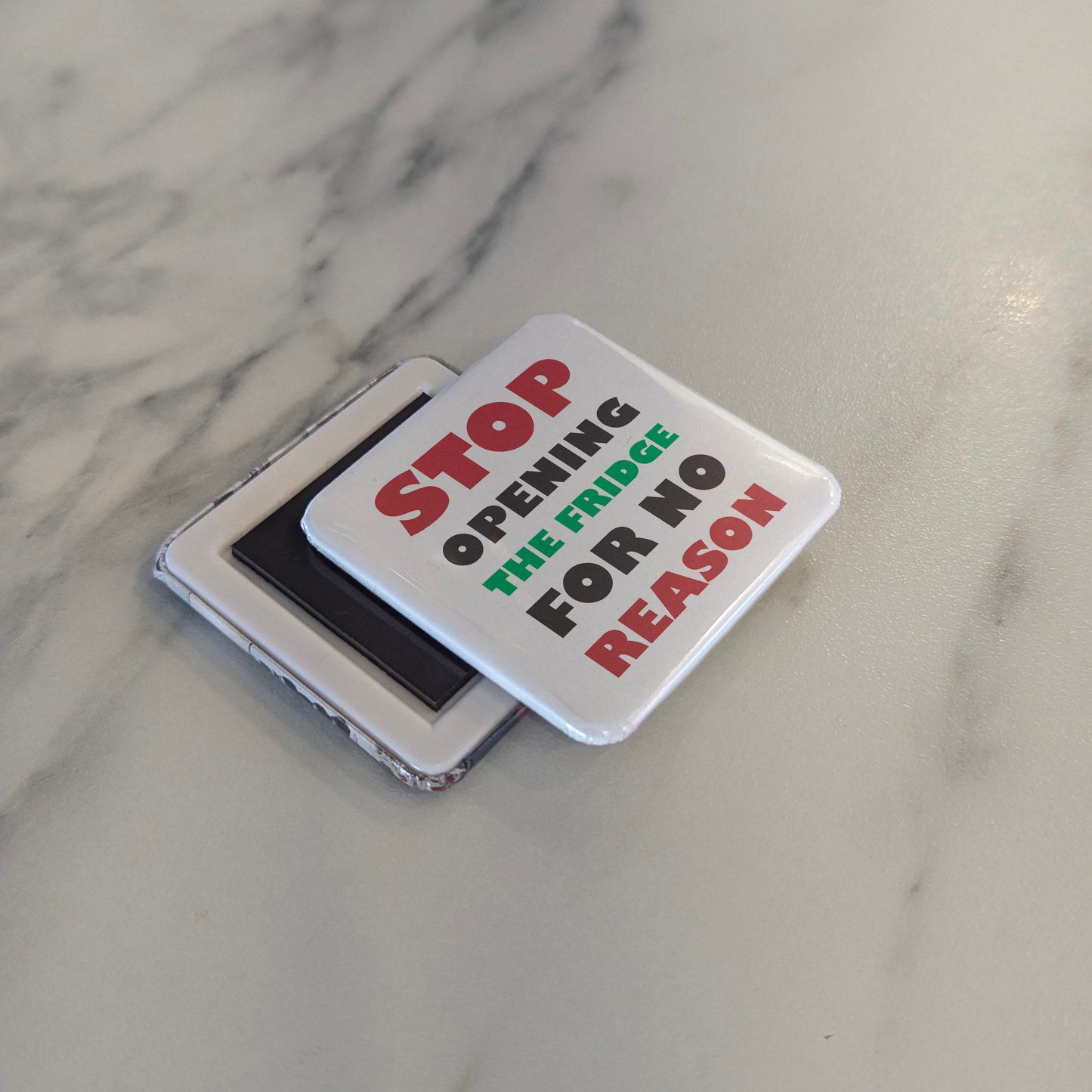 Stop Opening the Fridge for No Reason Fridge Magnet - PhiloPerse