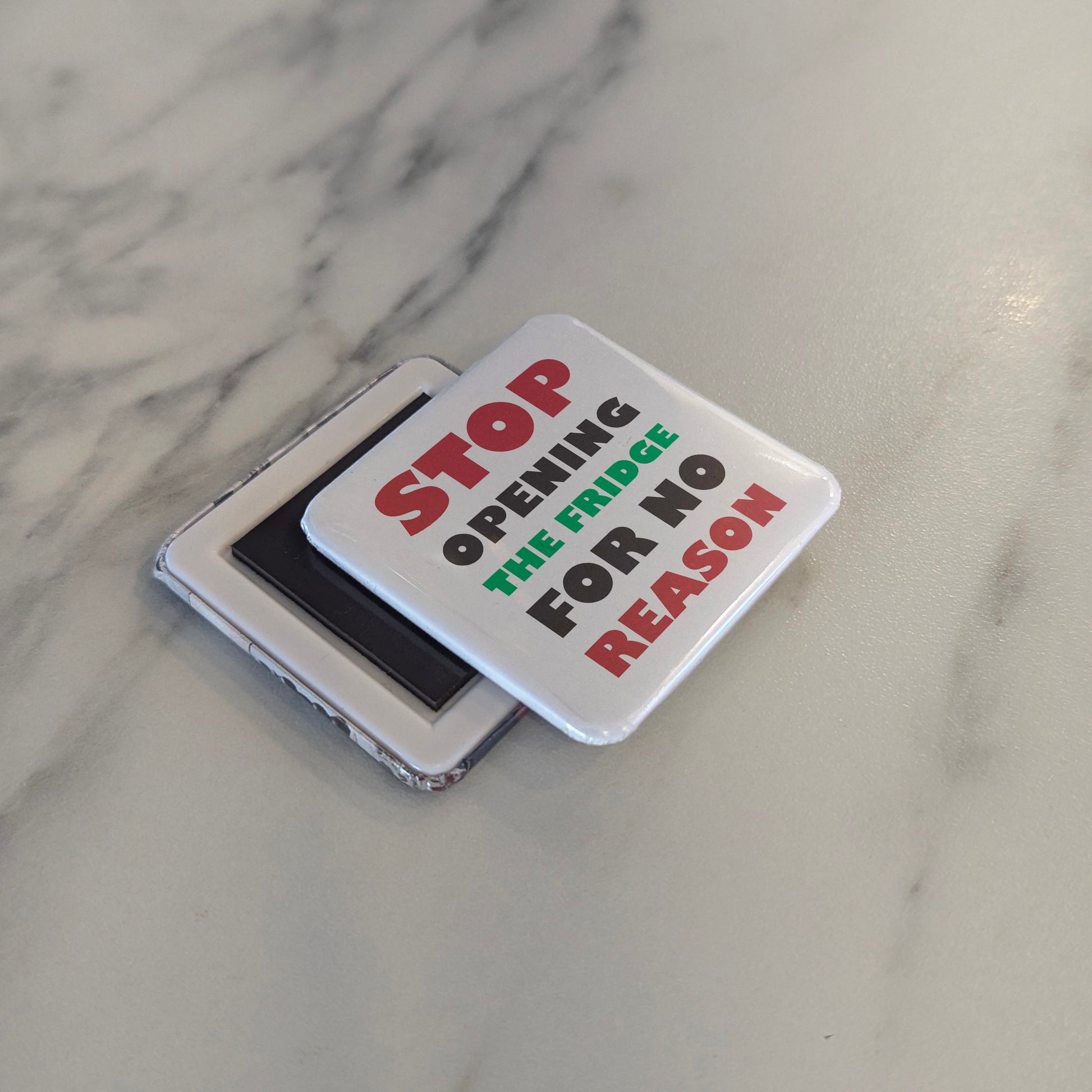 Stop Opening the Fridge for No Reason Fridge Magnet - PhiloPerse