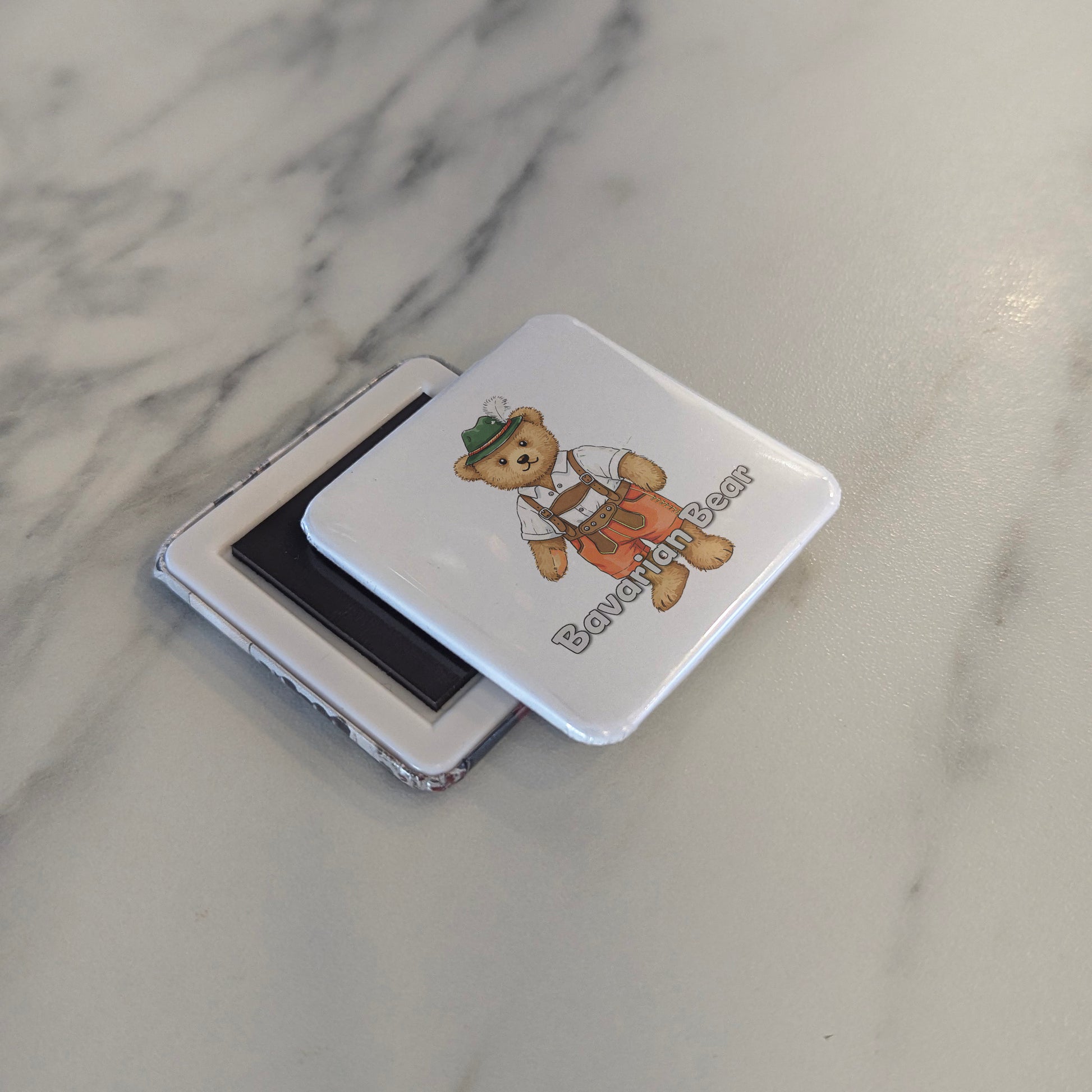 Teddy Bear as Bavarian German Fridge Magnet - PhiloPerse