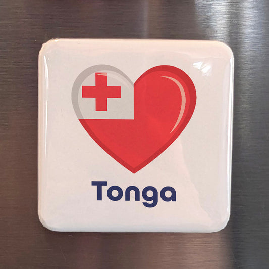 Tonga Flag Fridge Magnet - PhiloPerse
