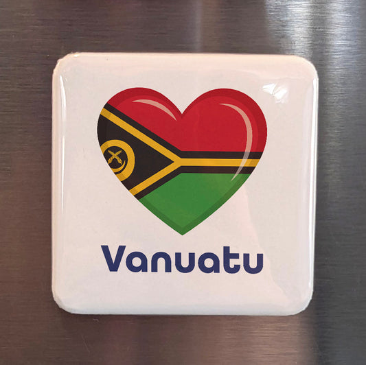 Vanuatu Flag Fridge Magnet - PhiloPerse