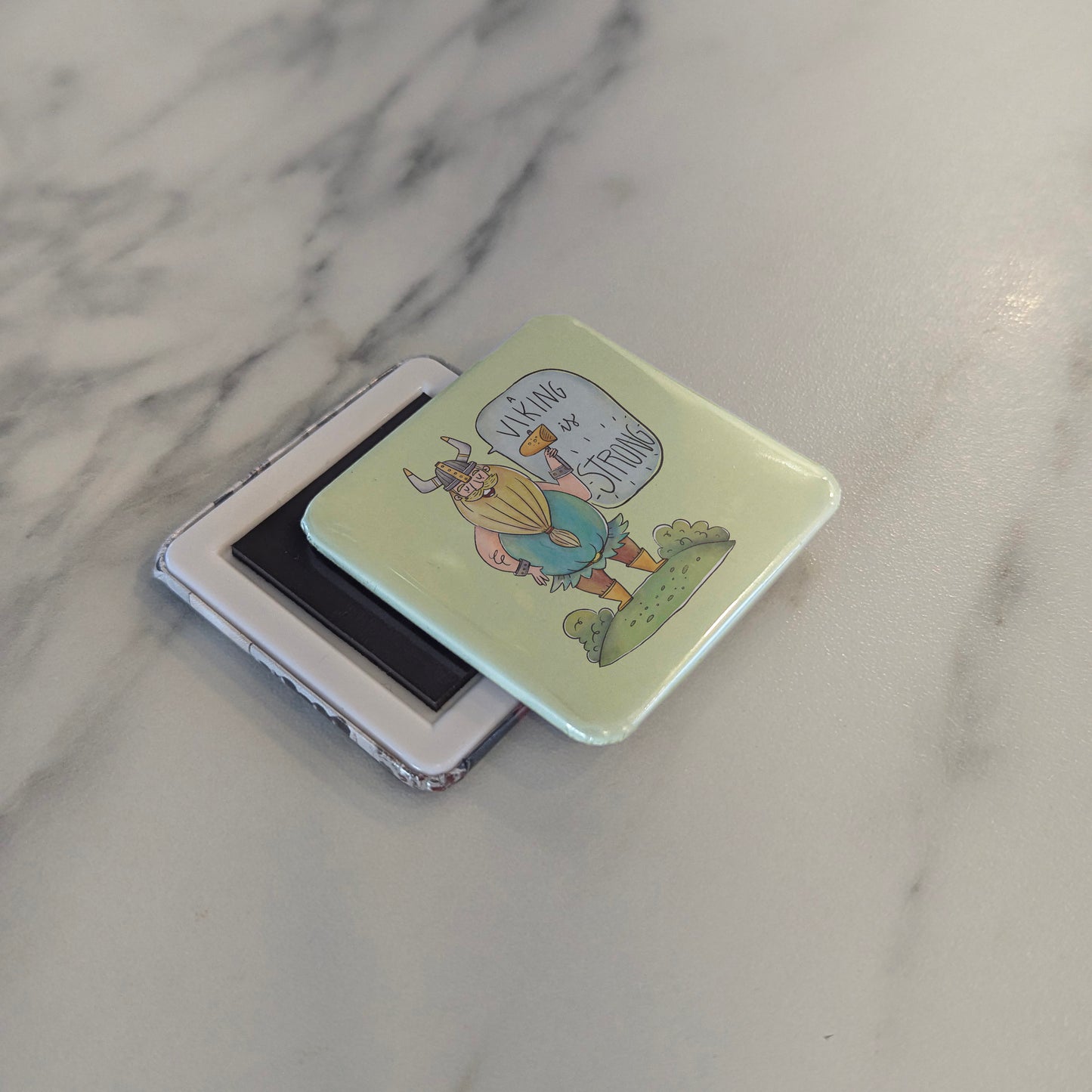 Vikings Are Strong Fridge Magnet - PhiloPerse